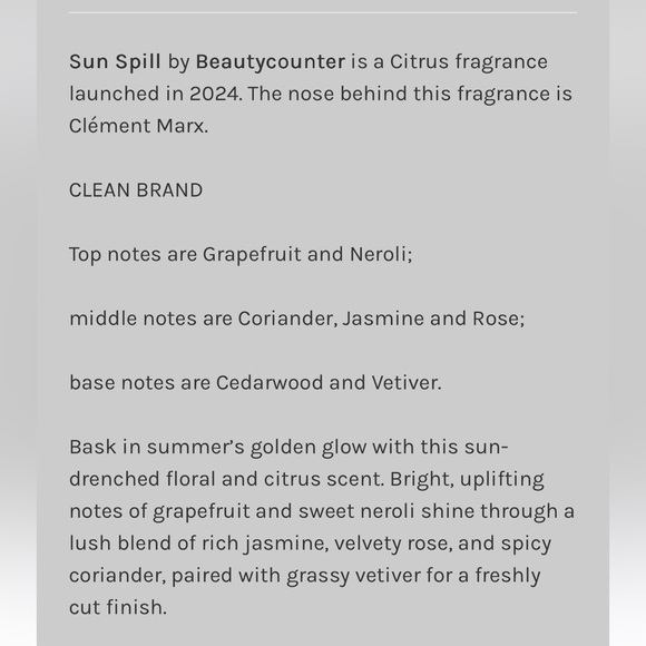 Beautycounter Sun Spill Perfume Duo in Amber and Black - Picture 2 of 2